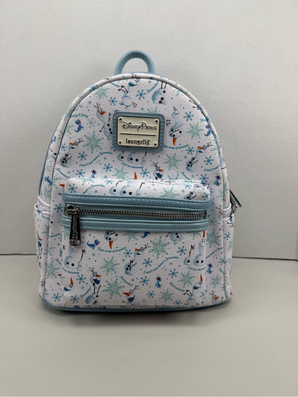Loungefly Disney Frozen Olaf AOP Mini Backpack - Disney Parks Exclusive